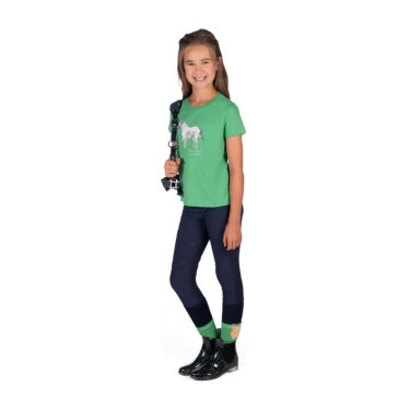 Pantalón de equitación niño HKM Maui con culera silicona