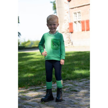 Pantalón de equitación niño HKM Maui con culera silicona