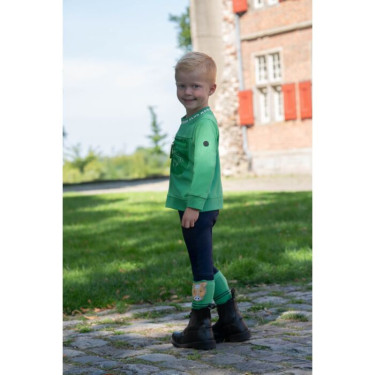 Pantalón de equitación niño HKM Maui con culera silicona