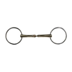 Mordaza equitación HKM Soft Contact 14 mm para caballos sensibles
