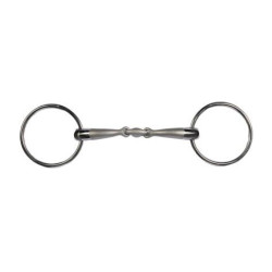 Muserola equitación HKM Soft Touch doble roto 14 mm Muserola equitación HKM Soft Touch doble roto 14 mm