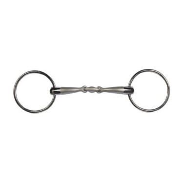 Muserola equitación HKM Soft Touch doble roto 14 mm Muserola equitación HKM Soft Touch doble roto 14 mm