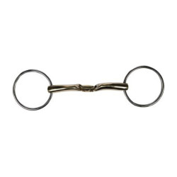 Embocadura equitación doble articulación HKM 16 mm Embocadura equitación doble articulación HKM 16 mm