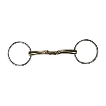 Embocadura equitación doble articulación HKM 16 mm Embocadura equitación doble articulación HKM 16 mm