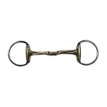 Filete de equitación doble articulación HKM 14 mm Soft Contact