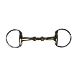 Muserola de anillas HKM High Curve 16 mm para equitación