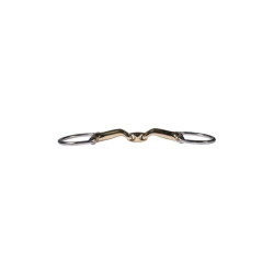 Muserola de anillas HKM High Curve 16 mm para equitación