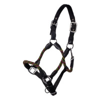 Cabezada de cuadra HKM Neon Flash Negro