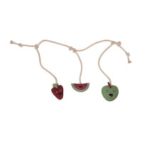 Juguete para caballos HKM Fruits Cáries Beige