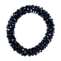 Elástico para el pelo HKM Crystal Azul profundo