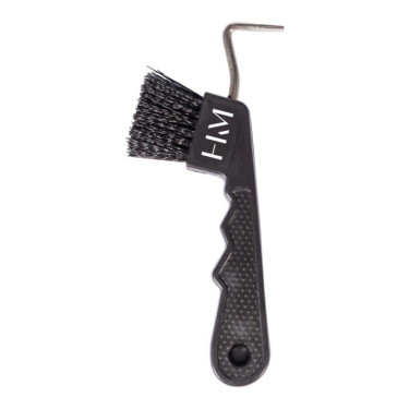 Limpia cascos HKM con imán Negro