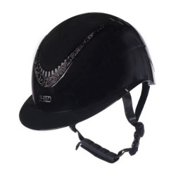 Casco de equitación HKM Alarion brillante con ventilación Casco de equitación HKM Alarion brillante con ventilación