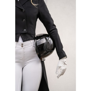 Casco de equitación HKM Alarion brillante con ventilación Casco de equitación HKM Alarion brillante con ventilación