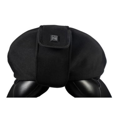 Funda de asiento calefactable HKM para equitación