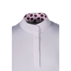 Polo de concurso Hunter Kids de manga larga HKM Blanco