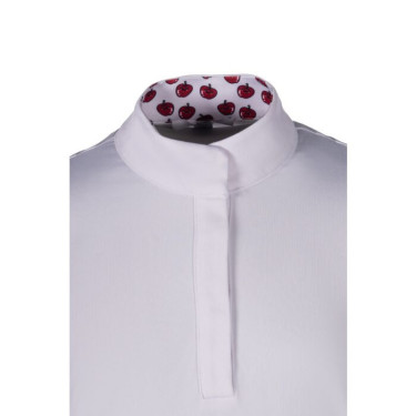 Polo de concurso Hunter Kids de manga larga HKM Blanco