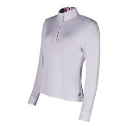 Polo de concurso ecuestre manga larga HKM | Equi-Clic