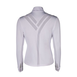Polo de concurso ecuestre manga larga HKM | Equi-Clic