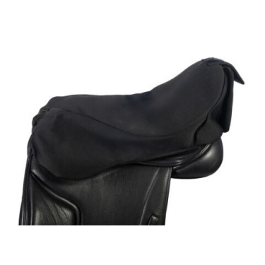 Funda de asiento calefactable para silla de doma estilo HKM Negro