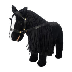 Peluche Cuddle Horse HKM Negro