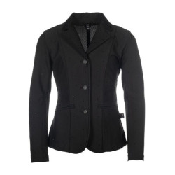 Chaqueta de concurso HKM Crystal Kids Negro