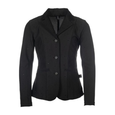 Chaqueta de concurso HKM Crystal Kids Negro