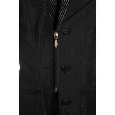 Chaqueta de concurso HKM Crystal Kids Negro