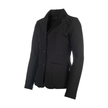 Chaqueta de concurso HKM Crystal Kids Negro