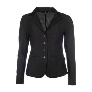 Chaqueta de concurso HKM Crystal Negro