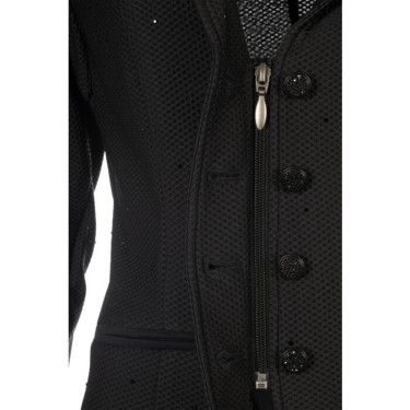 Chaqueta de concurso HKM Crystal Negro