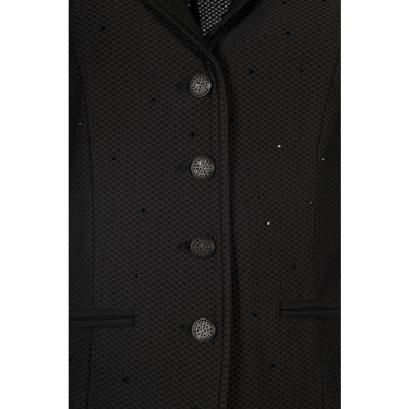Chaqueta de concurso HKM Crystal Negro