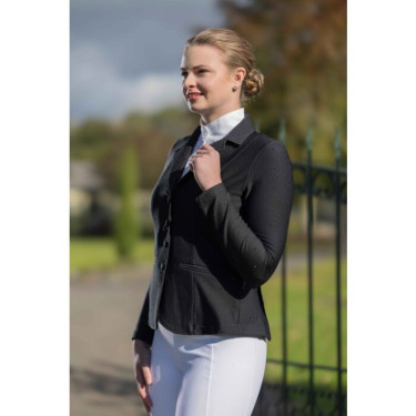 Chaqueta de concurso HKM Crystal Negro