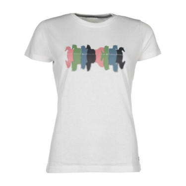 Camiseta HKM Mirror Blanco Camiseta HKM Mirror Blanco