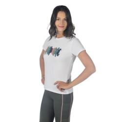 Camiseta HKM Mirror Blanco Camiseta HKM Mirror Blanco