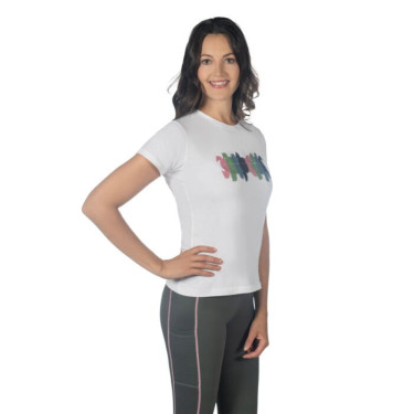 Camiseta HKM Mirror Blanco Camiseta HKM Mirror Blanco