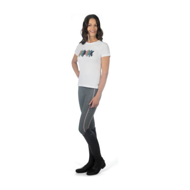 Camiseta HKM Mirror Blanco Camiseta HKM Mirror Blanco