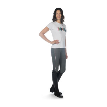 Camiseta HKM Mirror Blanco Camiseta HKM Mirror Blanco