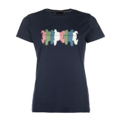 Camiseta ecuestre HKM Mirror de algodón para montar Camiseta ecuestre HKM Mirror de algodón para montar