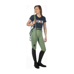 Camiseta ecuestre HKM Mirror de algodón para montar Camiseta ecuestre HKM Mirror de algodón para montar