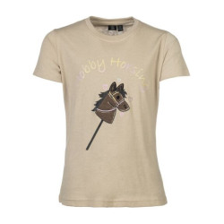 Camiseta HKM Hobby Horsing Rainbow Beige
