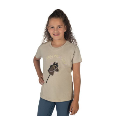 Camiseta HKM Hobby Horsing Rainbow Beige