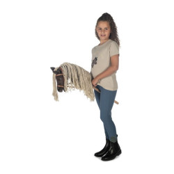 Camiseta HKM Hobby Horsing Rainbow Beige