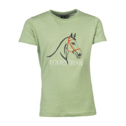 Camiseta HKM Grace Jade Azul