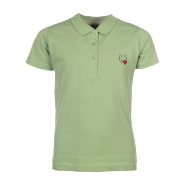 Polo ecuestre niña HKM Claire – transpirable y suave Polo ecuestre niña HKM Claire – transpirable y suave