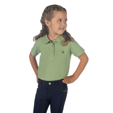 Polo ecuestre niña HKM Claire – transpirable y suave Polo ecuestre niña HKM Claire – transpirable y suave