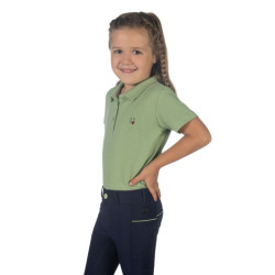 Polo ecuestre niña HKM Claire – transpirable y suave Polo ecuestre niña HKM Claire – transpirable y suave