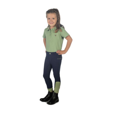 Polo ecuestre niña HKM Claire – transpirable y suave Polo ecuestre niña HKM Claire – transpirable y suave