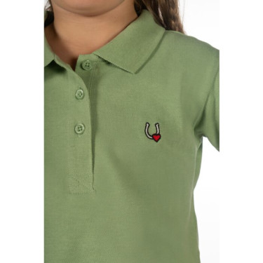 Polo ecuestre niña HKM Claire – transpirable y suave Polo ecuestre niña HKM Claire – transpirable y suave