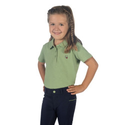 Polo ecuestre niña HKM Claire – transpirable y suave Polo ecuestre niña HKM Claire – transpirable y suave