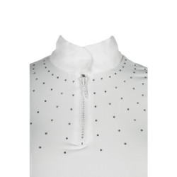 Polo de concurso ecuestre HKM Skadi mujer manga corta